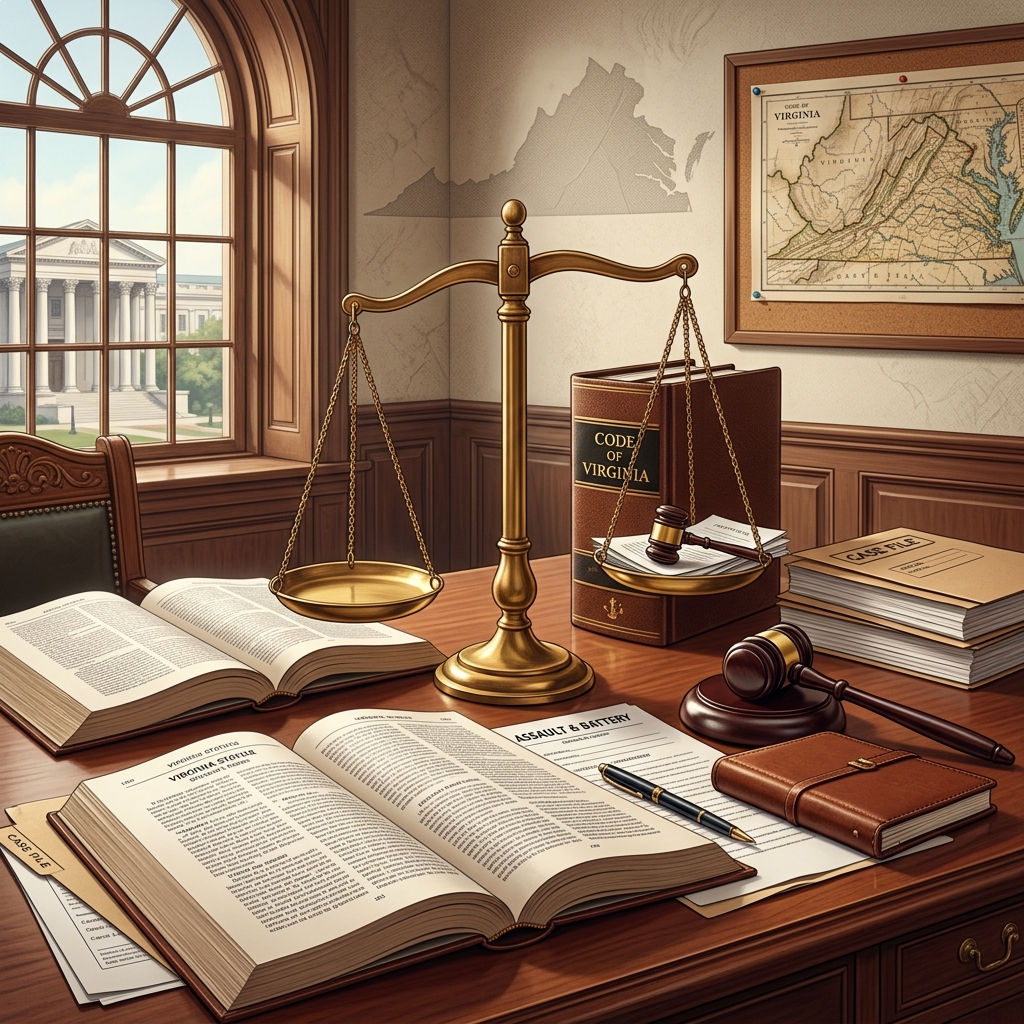 Understanding Virginia Assault and Battery Laws A detailed, plain‑language guide to how Virginia defines, charges, and punishes assault and battery offenses under state law.