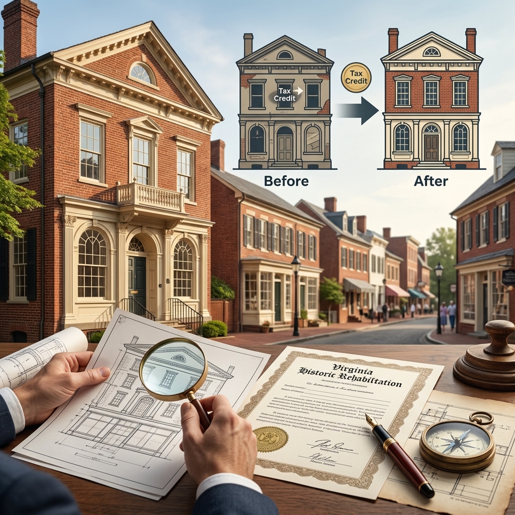 Virginia Historic Rehabilitation Tax Credits Guide Learn how Virginia property owners and investors can combine state and federal historic rehabilitation tax credits to reduce project costs.