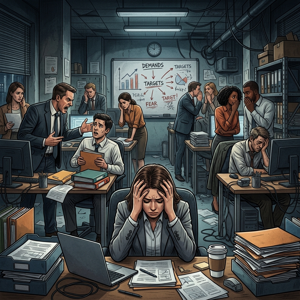 A practical guide to the conditions that quietly turn healthy teams into high-stress workplaces.