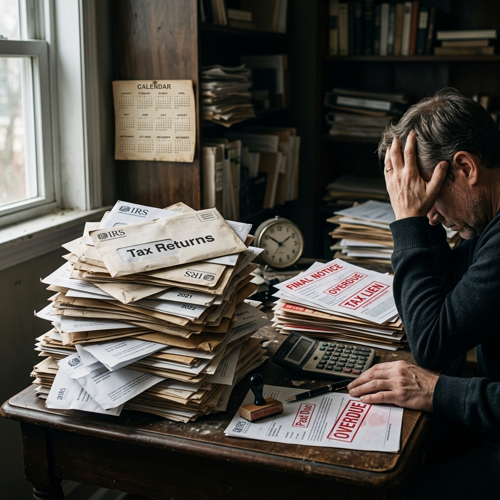 Learn the tax, collection, and legal risks of ignoring returns for years.