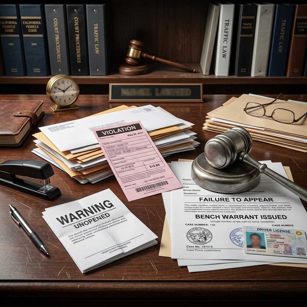 Ignoring a traffic ticket can trigger fees, license problems, and court action.