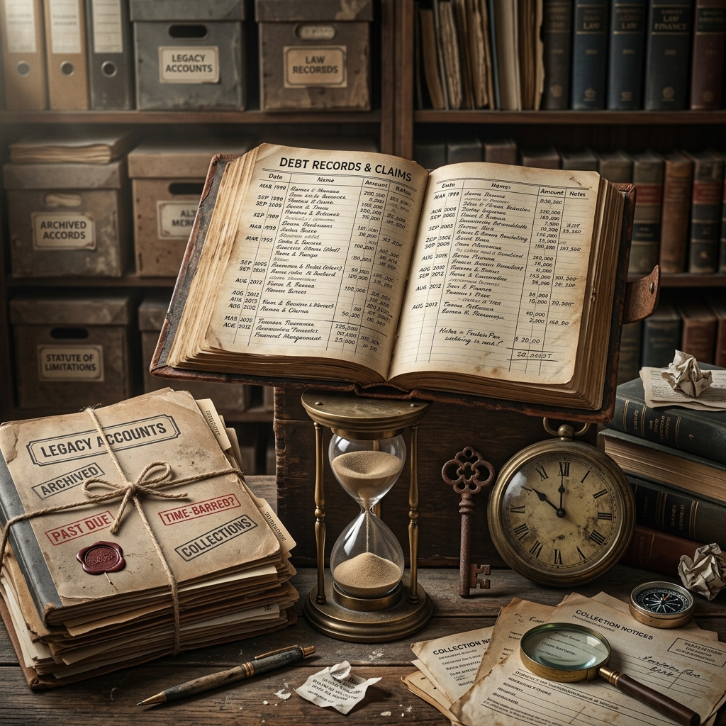 Understand how statutes of limitations, time-barred debts, and credit reporting rules affect decades‑old accounts and your rights with collectors.