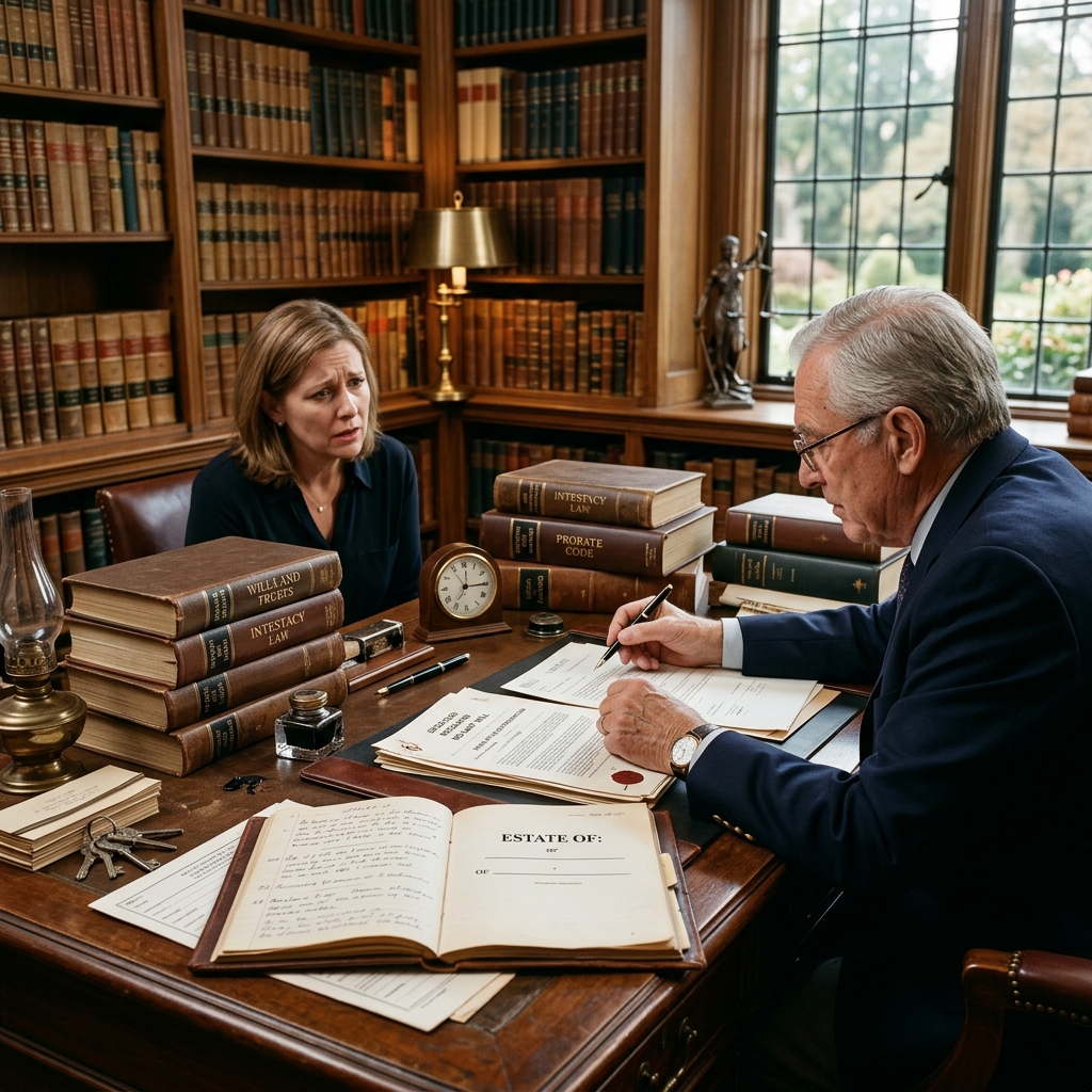 Understand intestacy, who manages the estate, and how assets are divided when there is no will.