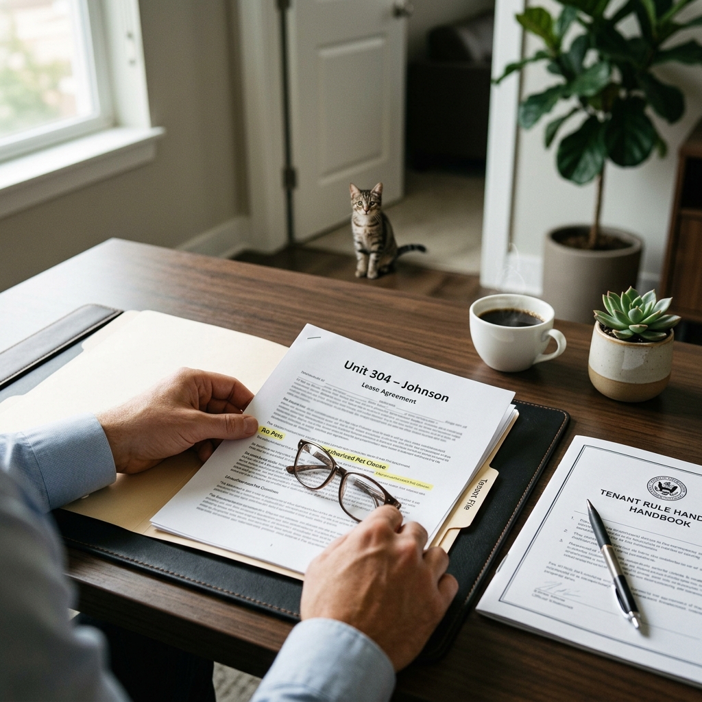 A practical guide to enforcing pet rules, handling violations, and avoiding costly mistakes.