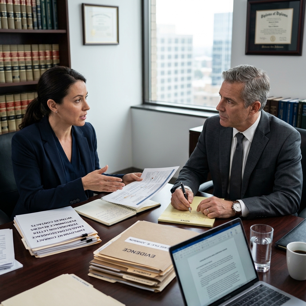 Key facts, documents, and timelines your attorney needs to evaluate and build a strong wrongful termination case on your behalf.