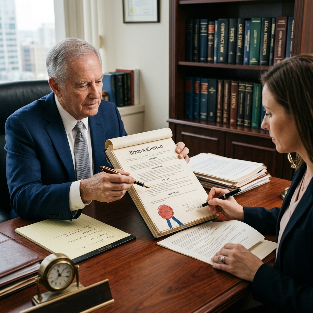 Understand which agreements must be written, how the statute of frauds works, and what a valid written contract typically needs.