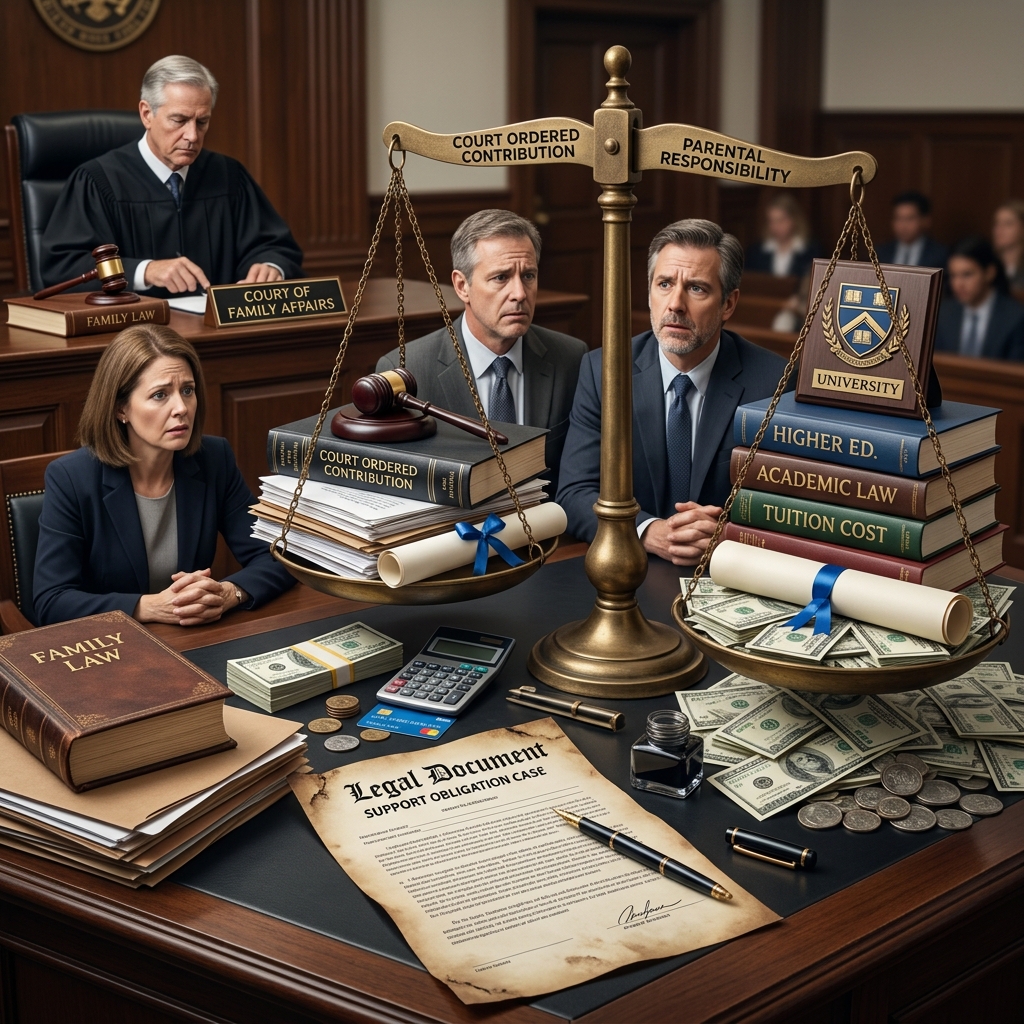 A detailed look at New Jersey lawsuits over college tuition, parental support obligations, and how courts balance family conflict with legal duties.