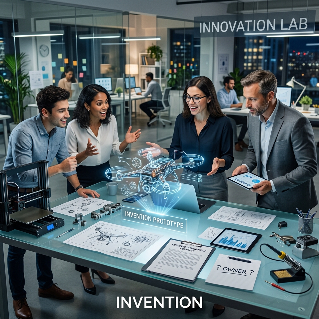 Understand how ownership of employee-created inventions works, and how smart contracts and policies can protect your business and your workforce.
