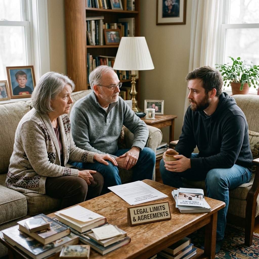 A legal and practical look at what happens when parents go to court to make their grown child leave home and start working.