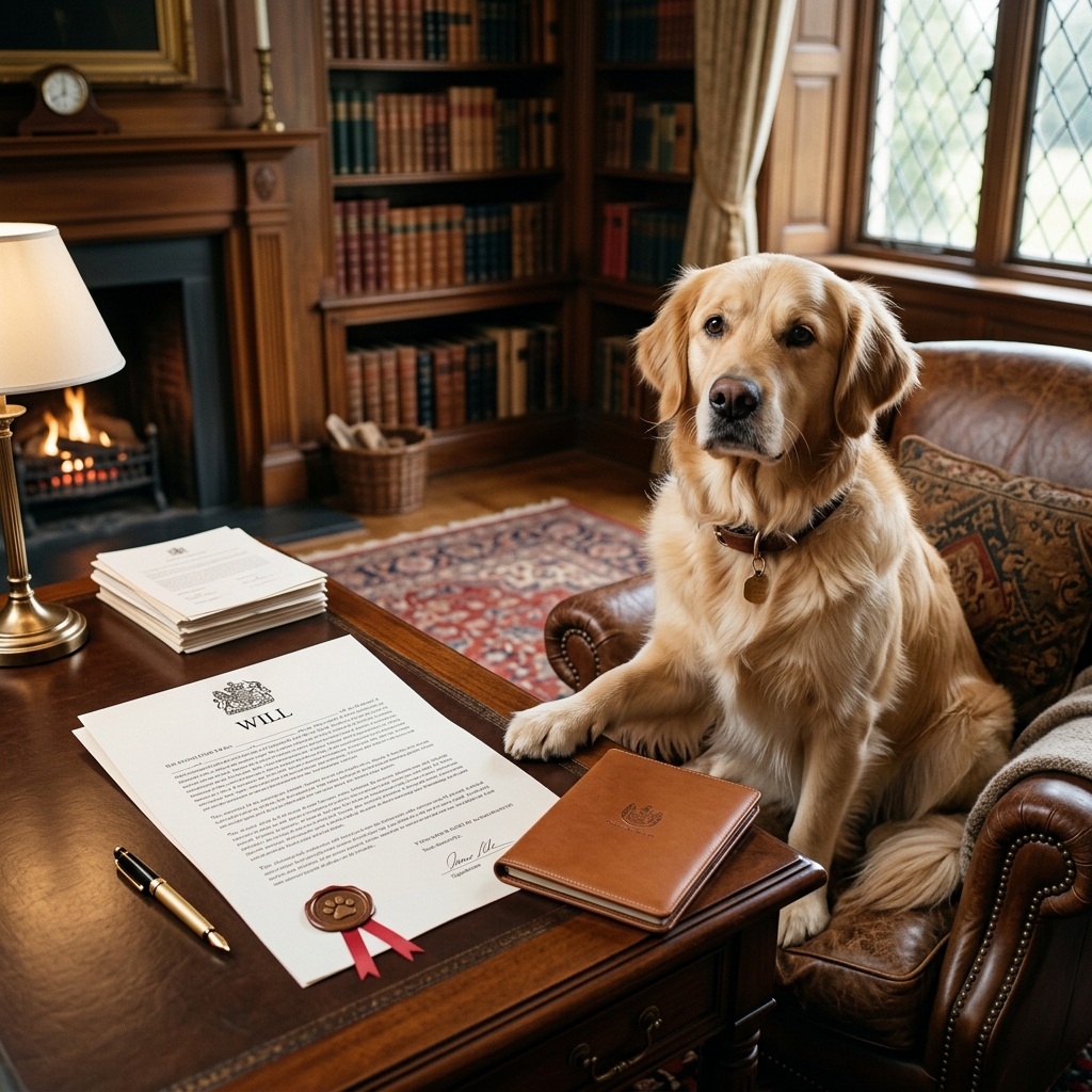 A practical look at pet inheritance, wills, trusts, and the legal limits of leaving assets to animals.