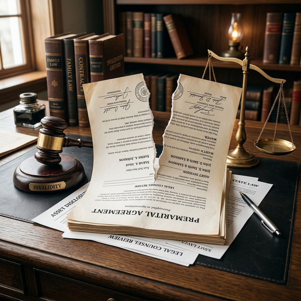 Understand the most common legal and practical reasons courts refuse to enforce premarital agreements, and how to avoid costly mistakes.