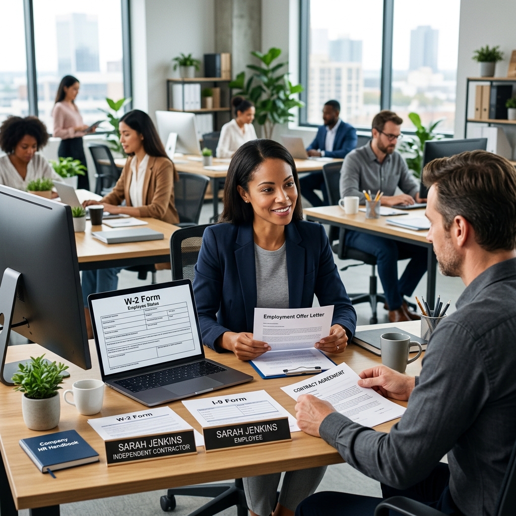 Learn when a contractor role should shift into employee status and what factors matter most.