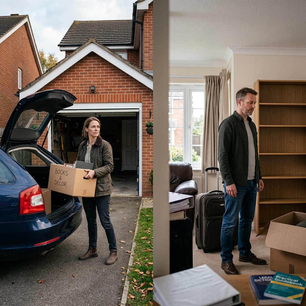 How to decide who leaves the family home after separation while protecting your property, safety, and parenting rights.