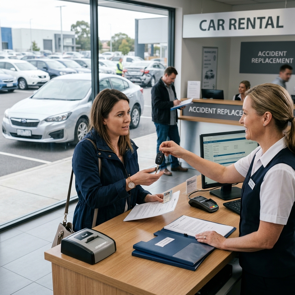 Learn how fault, insurance coverage, and claim procedures determine who pays for your rental car after a crash.