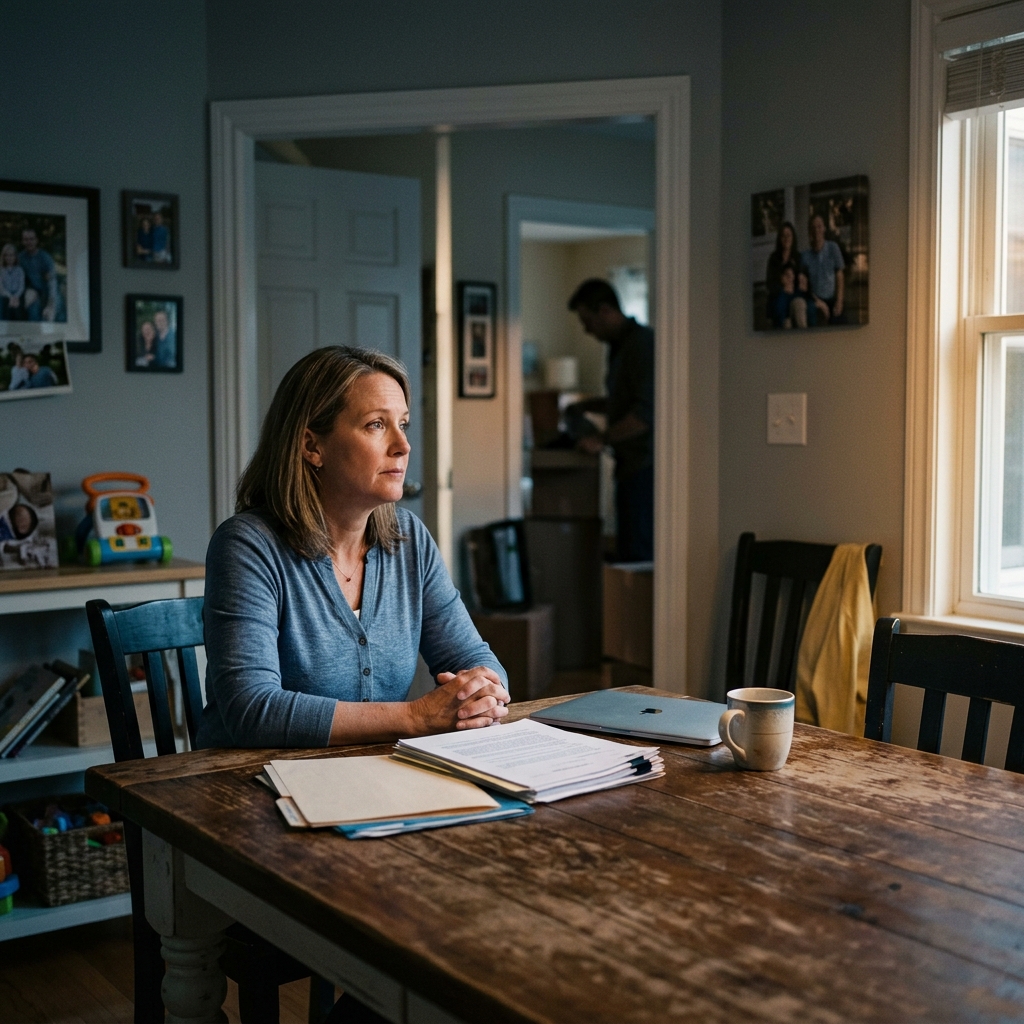 How courts, safety concerns, and parenting arrangements influence which spouse remains in the marital home during a divorce.
