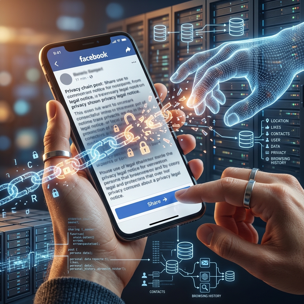 Copy‑and‑paste “legal notices” on Facebook feel empowering, but they are legally meaningless and do nothing to protect your privacy.