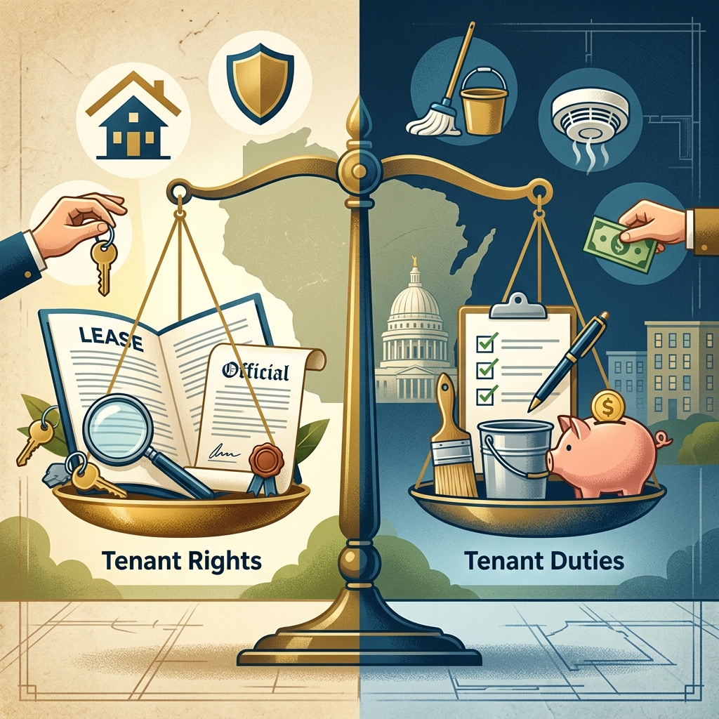 A practical guide to renting in Wisconsin, from habitability to eviction rules and deposit deadlines.