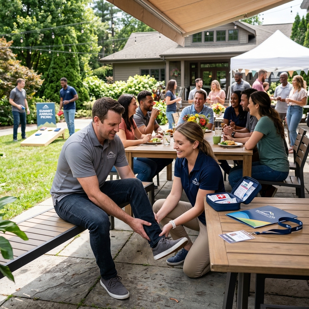 Learn when injuries at company events may count as work-related and what factors affect coverage.