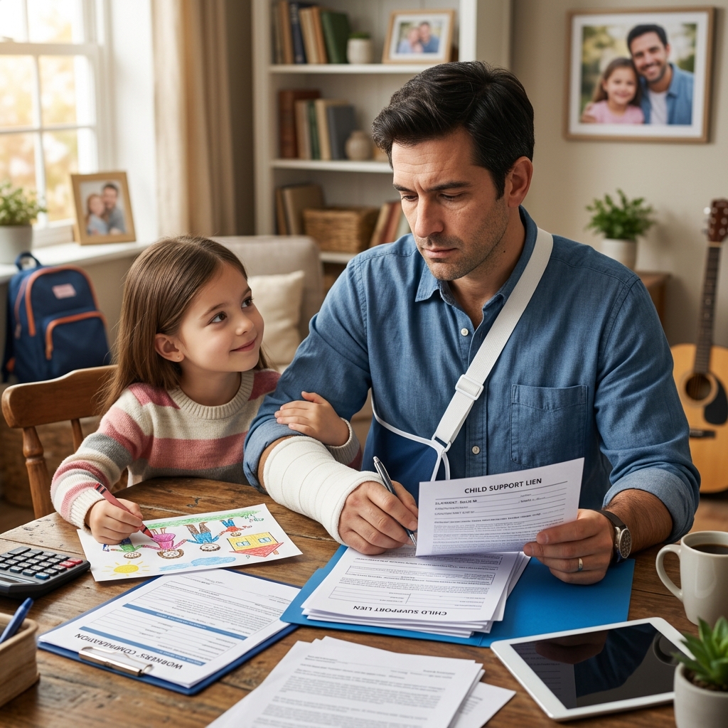 Understand how workers’ compensation benefits interact with child support orders, arrears, and wage garnishment when you’re hurt on the job.