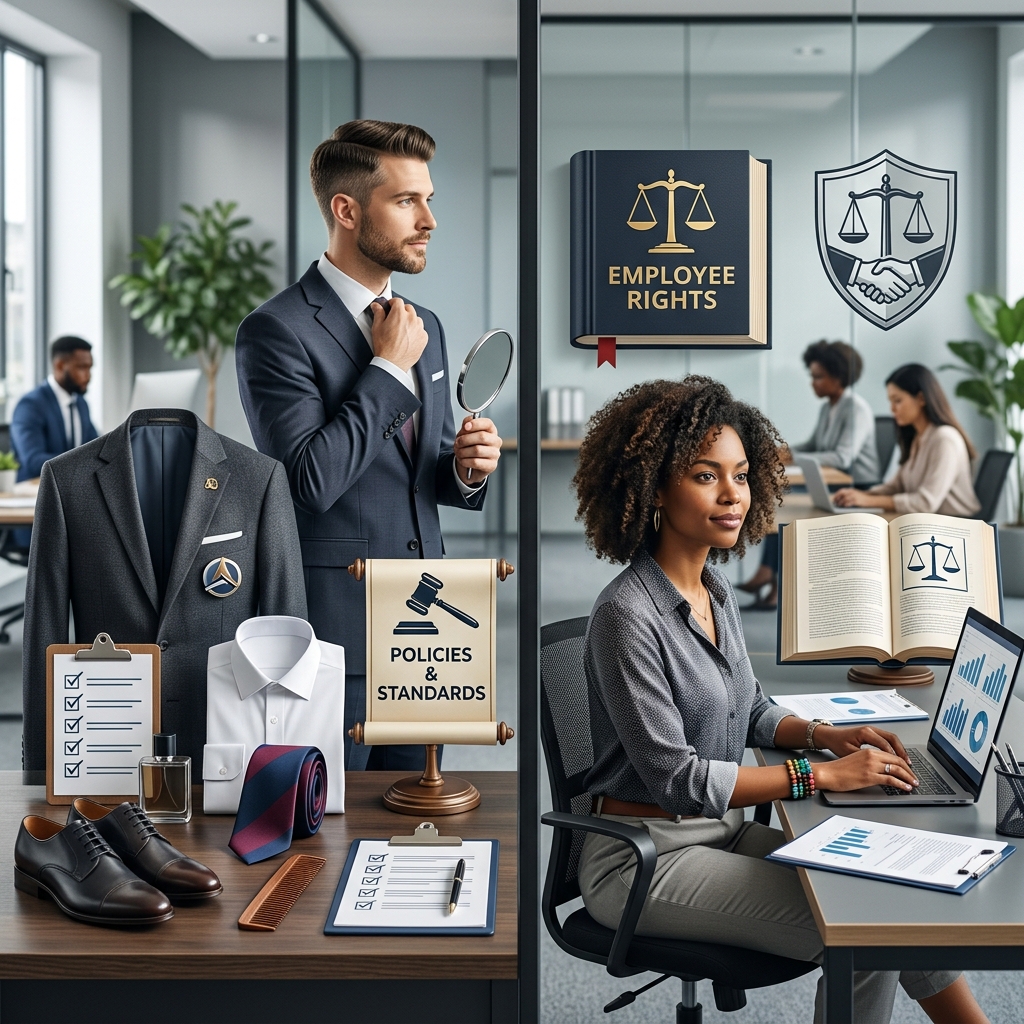 A practical guide to workplace appearance rules, legal limits, and employee protections.