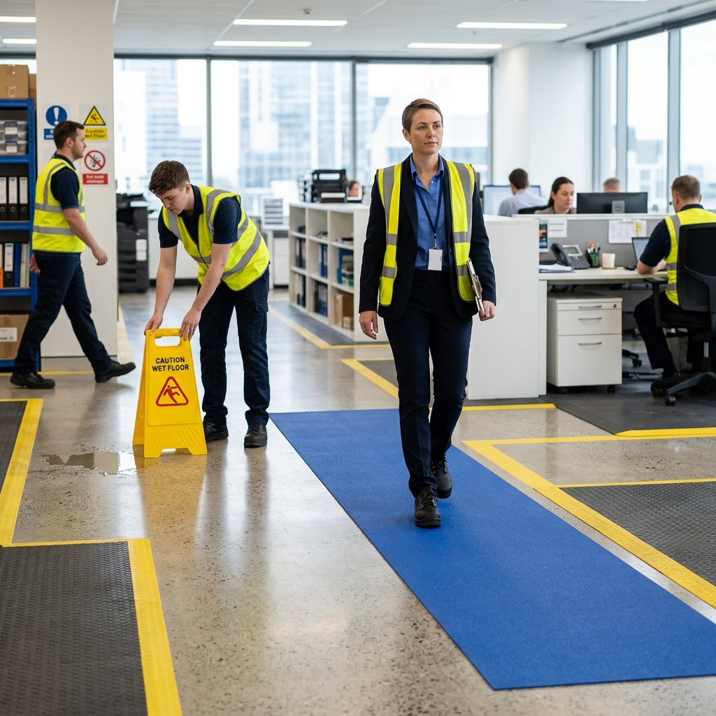 Practical steps employers can take to control slip, trip and fall hazards and comply with OSHA safety expectations.