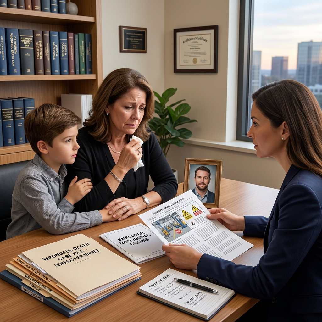 Understand when a workplace death can lead to wrongful death claims, how workers’ compensation interacts, and key steps for surviving families.