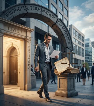 Understand when a firing crosses the line from at-will employment into a public policy violation.